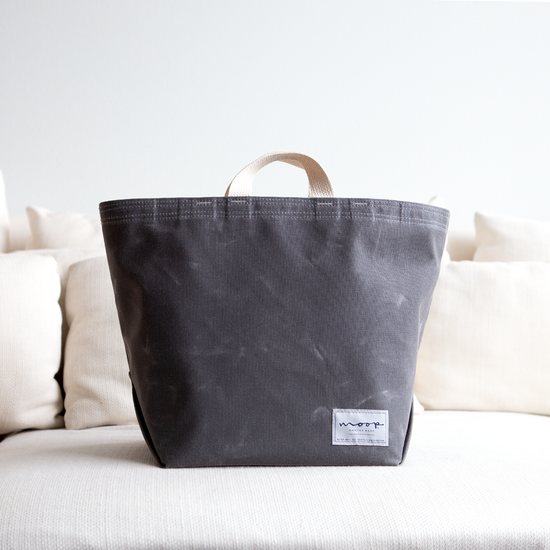 The Utility Tote - in CHARCOAL