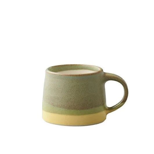 Espresso Cup in green/yellow