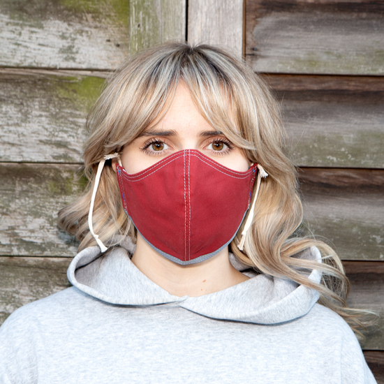 Face Mask - DEEP RED