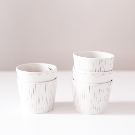 Reiko Yamamoto Ten Ten Cups - rim of dots