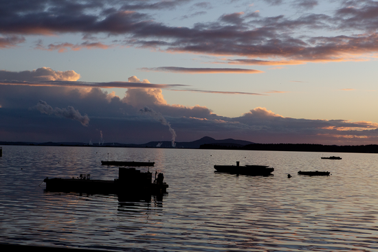 Oyster Boats and sunsets