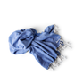 Handwoven Bag Blanket - Blue Herringbone