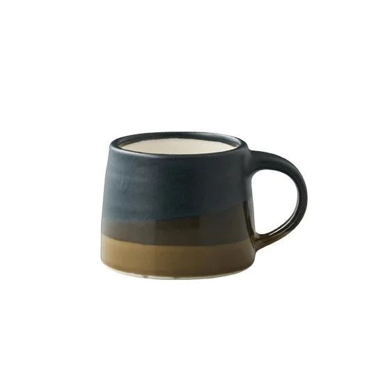 Espresso Cup in navy/brown