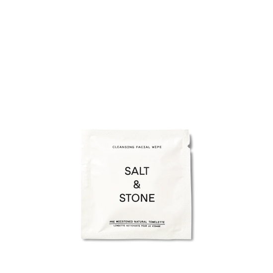 Salt & Stone Cleansing Facial Wipes - 20 pack