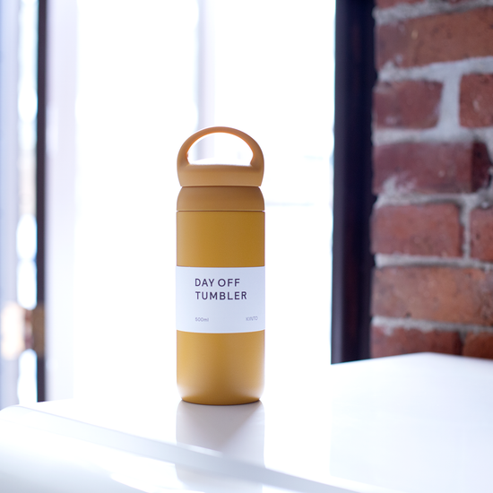 Kinto Coffee / Water Day Off Thermos - Mustard