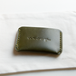 Olive Leather Card Wallet