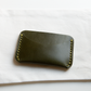 Olive Leather Card Wallet