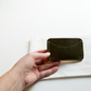 Olive Leather Card Wallet