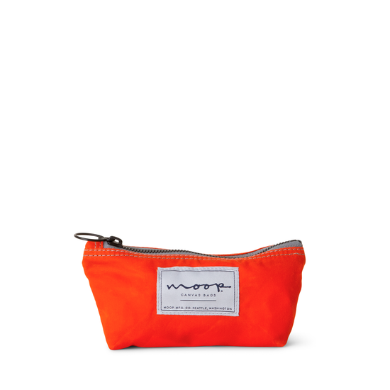 Tiny Zip Pouch - ORANGE CRUSH