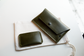 Olive Leather Card Wallet