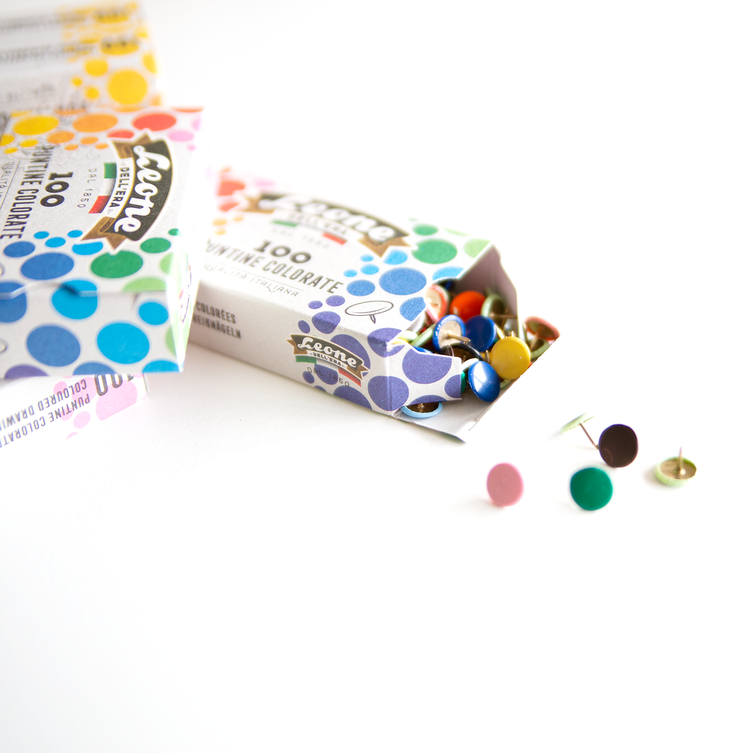 Enameled Italian push pins – Moop