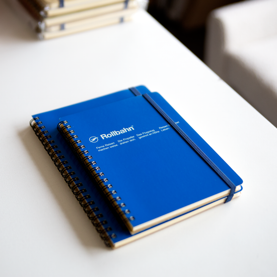 Rollbahn spiral notebook - Royal Blue