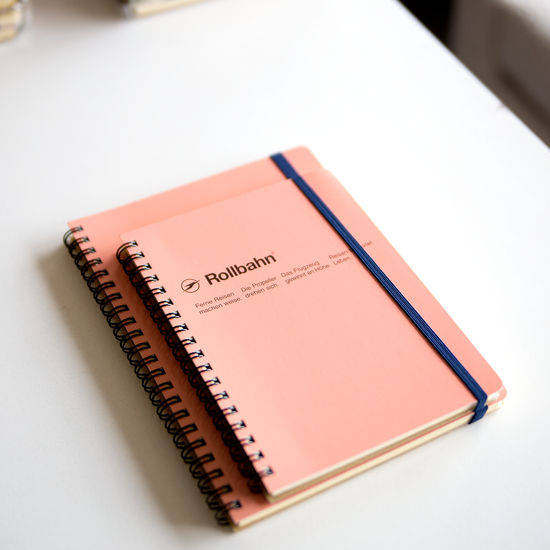 Rollbahn spiral notebook - Blush