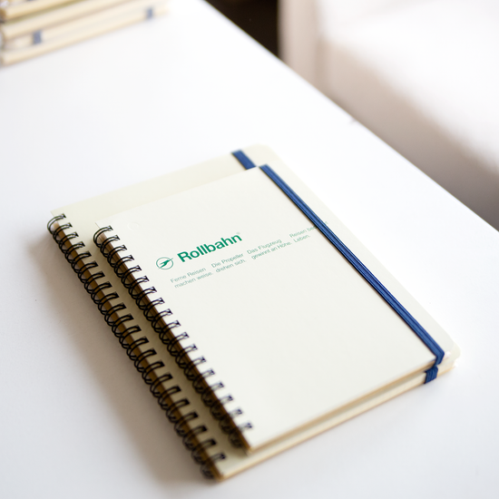 Rollbahn spiral notebook - CREAM