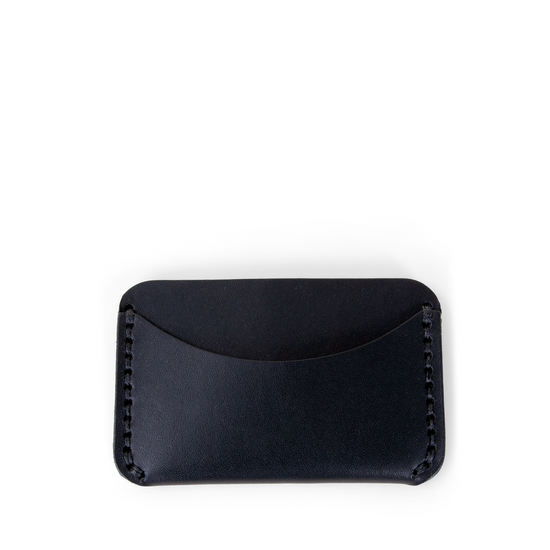 Black Leather Card Wallet