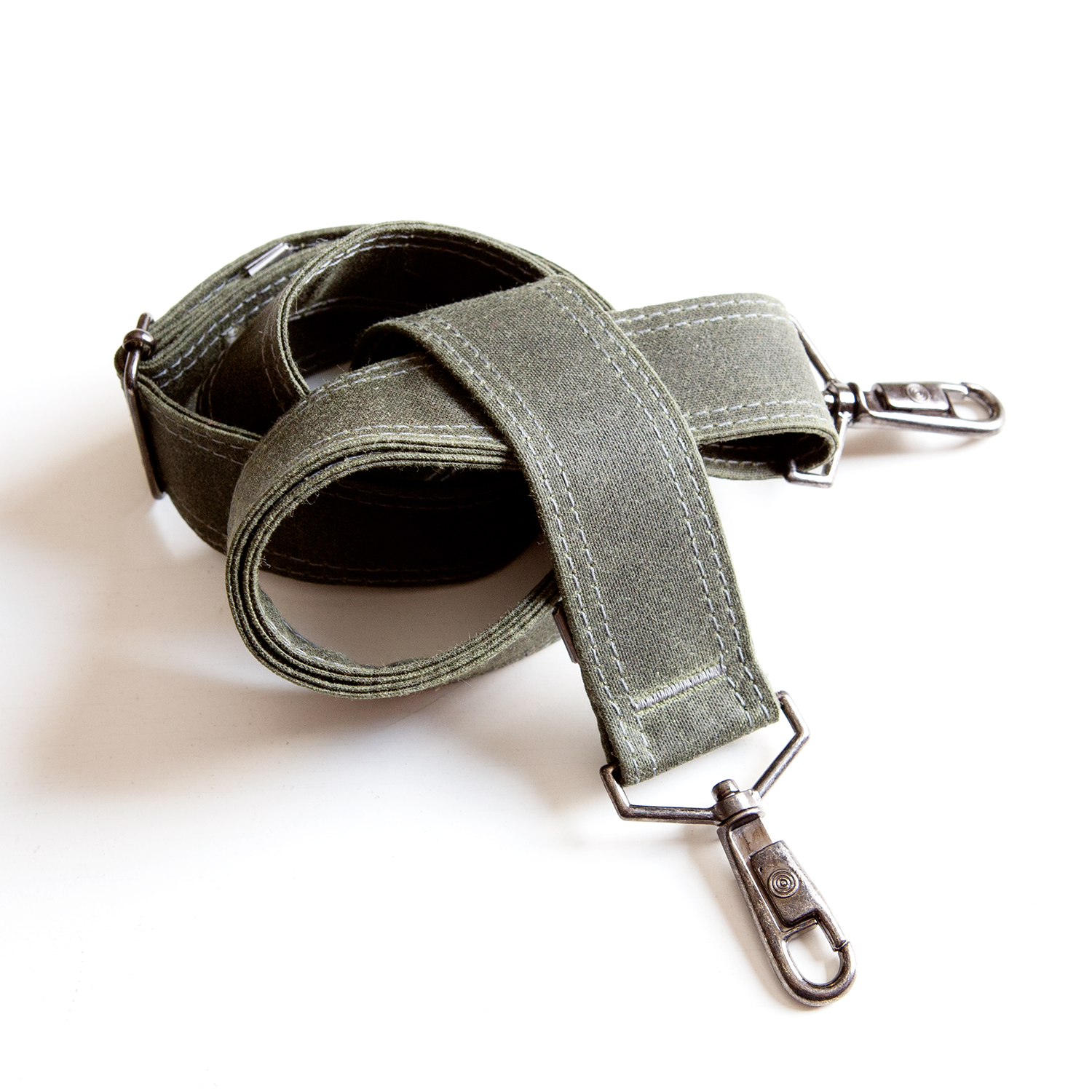 Waxed Canvas Adjustable Removable Strap - 1.5 wide