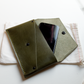 The Phone Wallet - Olive Leather