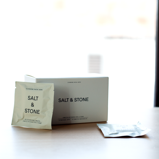 Salt & Stone Cleansing Facial Wipes - 20 pack