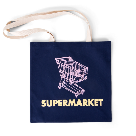 SUPERMARKET TOTE - navy cart