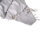 Handwoven Bag Blanket - Light Gray Herringbone